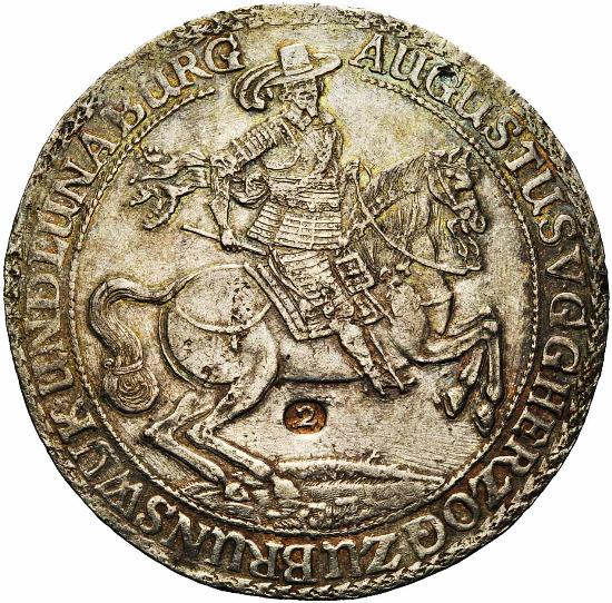 File:Brunswick-Wolfenbuttel 1660 2 thaler obv JElsen 120-1034.jpg
