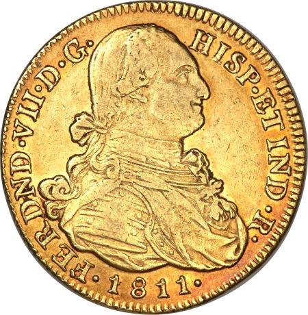 File:Colombia 1811P 8 escudos obv H3026-24375.jpg