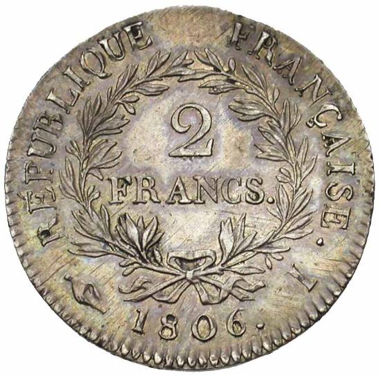 File:France 1806I 2 francs rev JElsen 103-967.jpg