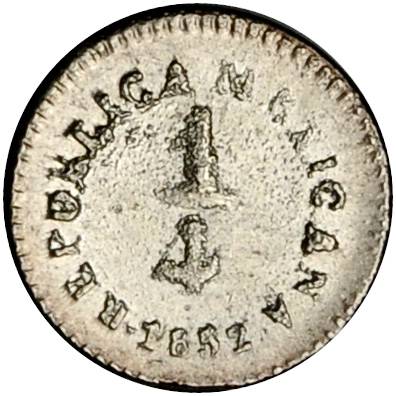 File:Mexico 1852Go cuartilla rev Ponterio 159-8096.jpg