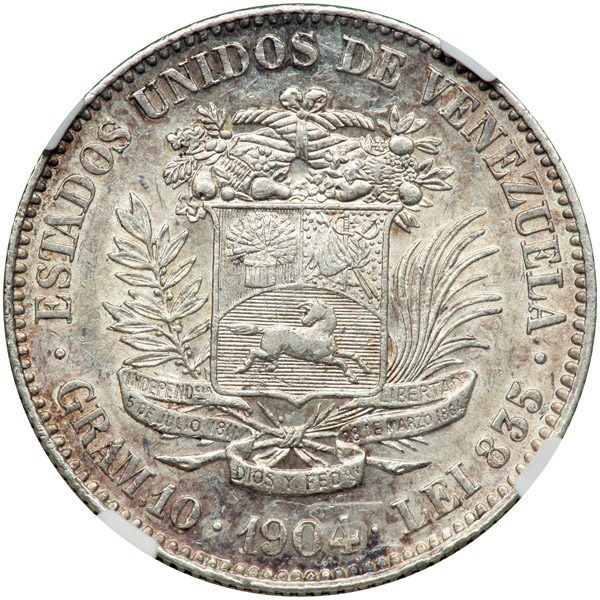 File:Venezuela 1904 2 bolivares rev Goldberg 65-4922.jpg