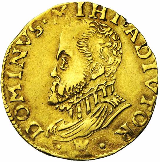 File:Hainaut c1581 demi-real dor obv JElsen 115-567.jpg