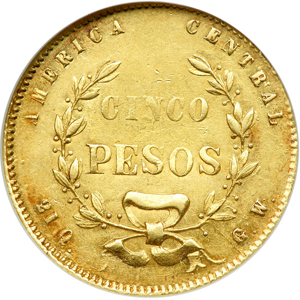 File:Costa Rica 1867 5 pesos rev Goldberg 62-3492.jpg