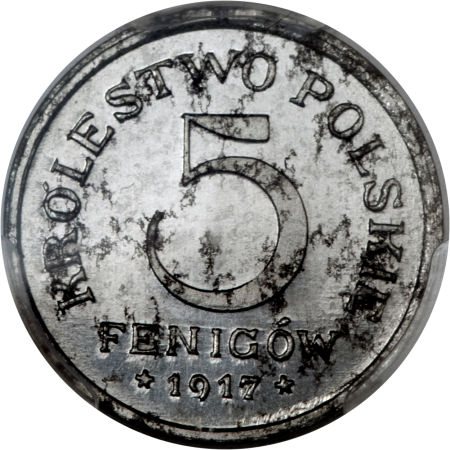 File:Poland 1917 5 fenigow rev H3026-25487.jpg