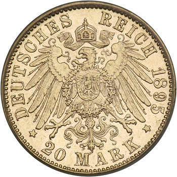 File:Germany Bavaria 1895D 20 mark rev Goldberg 34-2198.jpg