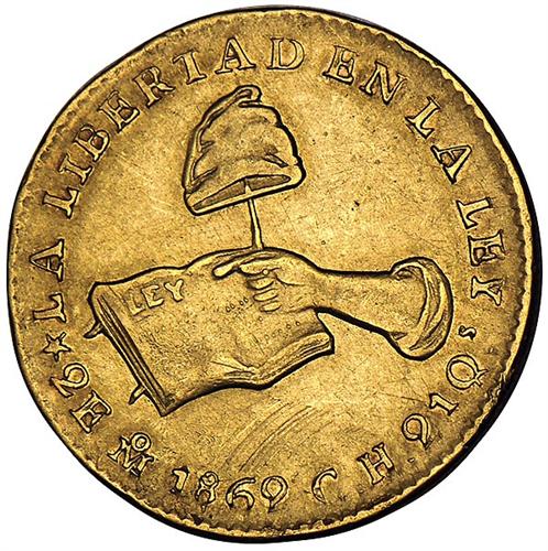 File:Mexico 1862Mo 2 escudos obv Stacks 110-1314.jpg