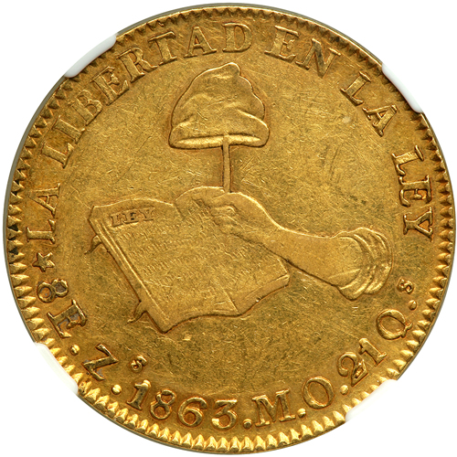 File:Mexico 1863Zs 8 escudos obv Goldberg 72-5059.jpg