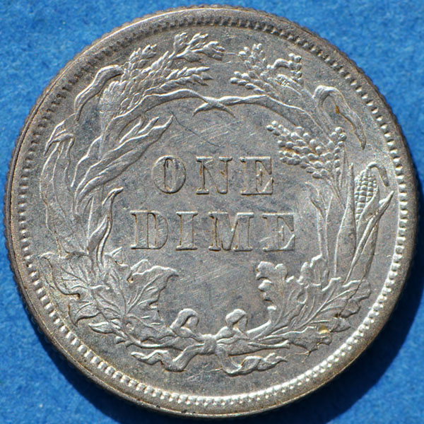 File:United States 1883 dime rev DSLR.jpg
