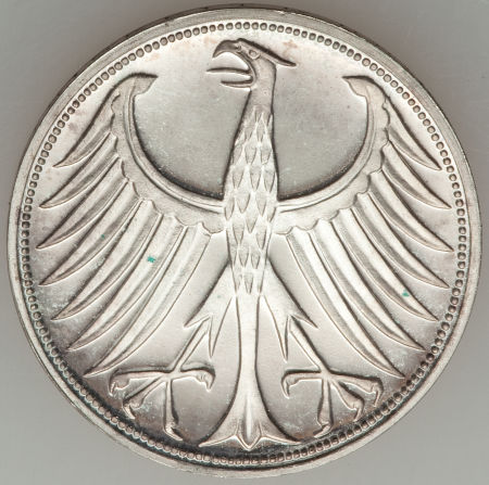 File:Germany 1966G 5 mark rev H3026-27235.jpg