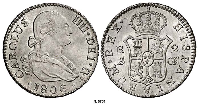 File:Spain 1806S 2 reales Aureo 243-0701g.jpg