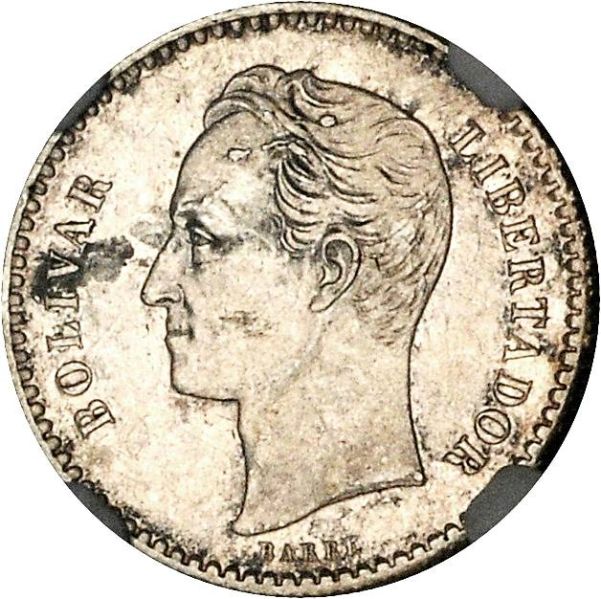 File:VEN 1887 halfbolivar ponterio-lot7623-6Nov2010-USD1387-obv.jpg
