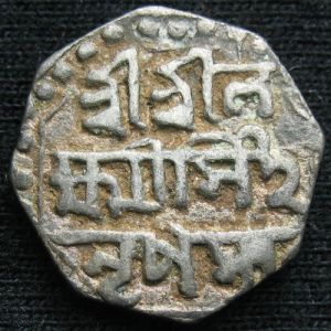 IND-ASSAM 1701SE fourthrupee Lakshmi-obv (2).JPG