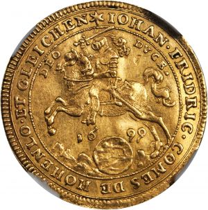 Hohenlohe 1699 ducat rev P182-650.jpg