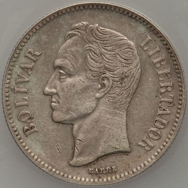 File:VEN 1888 2bolivares HA-lot29281-11Jan2011-USD1610-obv.jpg