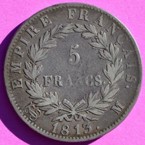 France 1813M 5 francs rev Raz.jpg