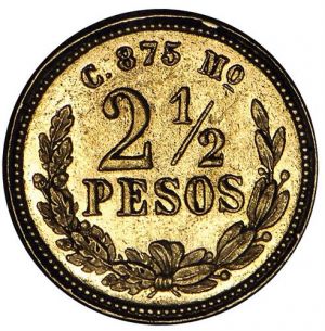 Mexico 1870Mo 2-5 pesos rev Stacks 110-1439.jpg