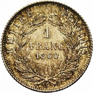 France 1860A franc rev JElsen 112-1455.jpg