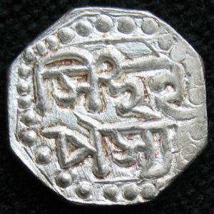 IND-ASSAM 1673-1691-ND eighthrupee Rajesvara-rev (2).JPG