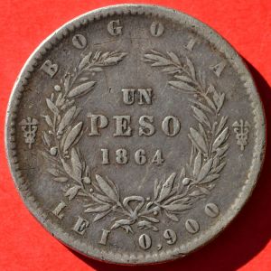 Colombia 1864 peso rev DSLR.jpg