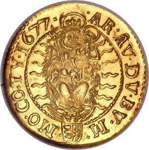 Hungary 1677 ducat rev H3032-25221.jpg