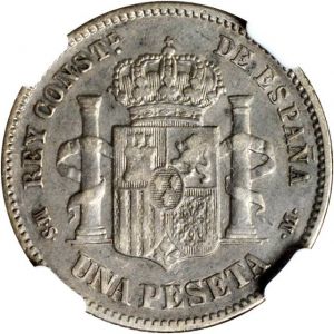 Spain 1881 peseta rev P177-35355.jpg