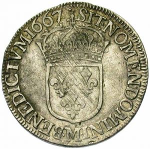 France 1667M demiecu rev JElsen 85-1267.jpg