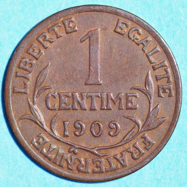 File:France 1909 centime rev DSLR.jpg