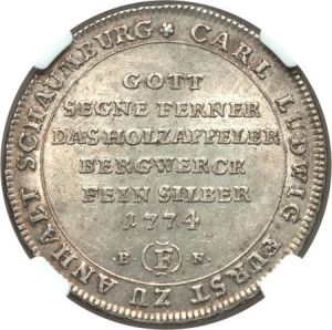 Anhalt-Bernberg 1774 thaler rev H3032-24763.jpg