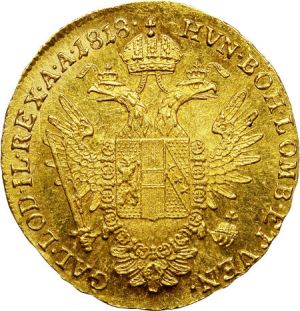 Austria 1818G ducat rev H3029-30332.jpg