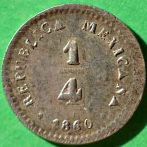 Mexico 1860Mo cuartilla rev DSLR.jpg