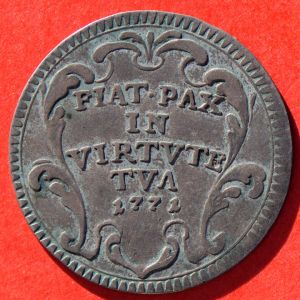 Papal States 1771 grosso rev Tom F.jpg