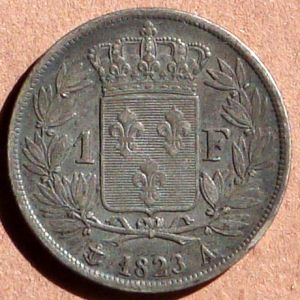 France 1823A franc rev DC.jpg