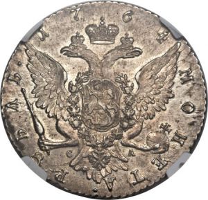 Russia 1764 ruble rev H3032-25803.jpg