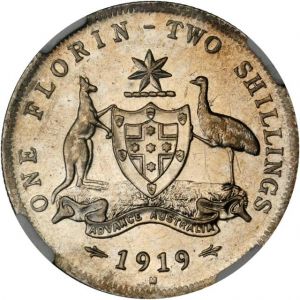 Australia 1919 florin rev Ponterio 173-1068.jpg